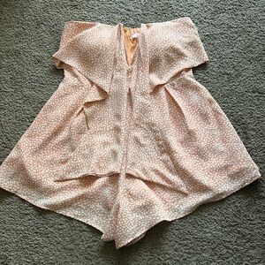 Pink Lily Romper